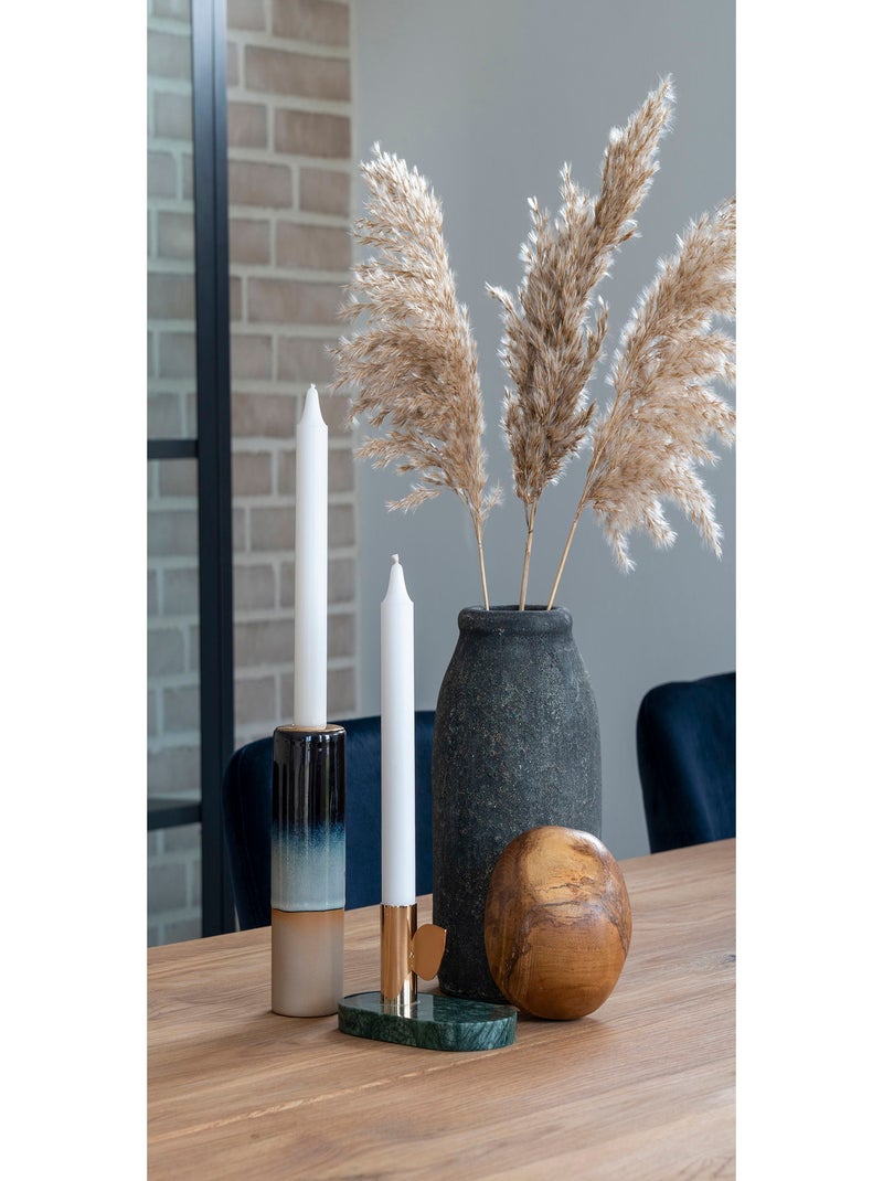 Vases décoratifs Velas - Vases décoratifs, terre cuite, gris foncé antique, lot de 3 Gris - Kiabi