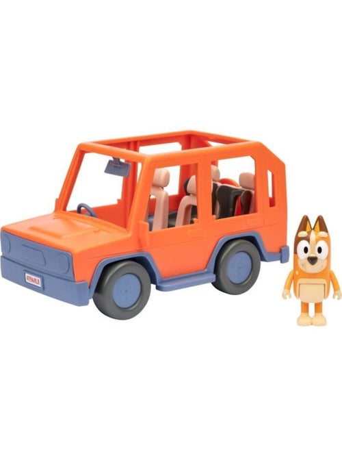 Véhicule - Voiture familiale avec figurine Chilli et accessoires - Bluey - Kiabi