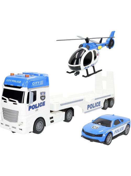 Véhicule de police à friction avec son et lumière 1:12 speed & go - Kiabi Véhicule de police à friction avec son et lumière 1:12 speed & go - Kiabi