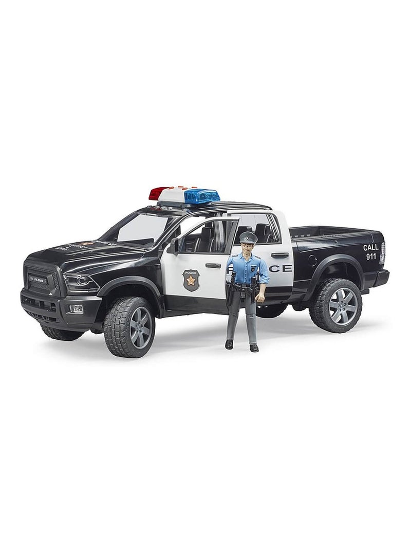 Véhicule de police : Pickup RAM 2500 avec figurine Multicolore - Kiabi