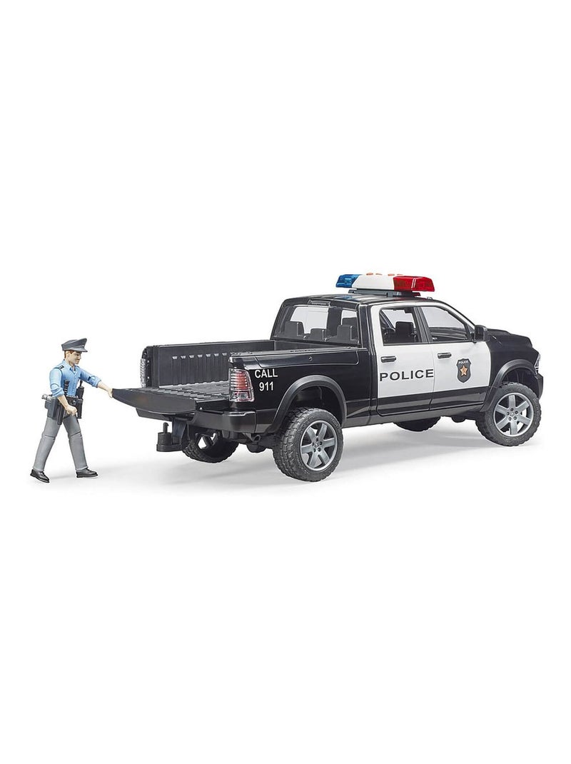 Véhicule de police : Pickup RAM 2500 avec figurine Multicolore - Kiabi