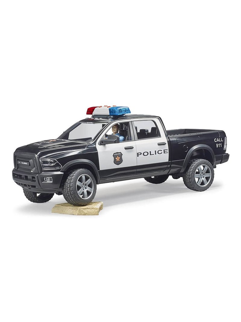 Véhicule de police : Pickup RAM 2500 avec figurine Multicolore - Kiabi