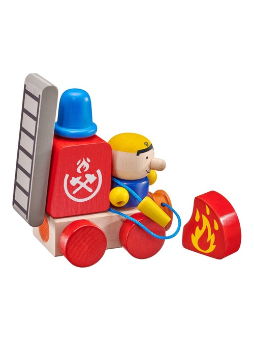 Véhicule de pompiers, velcro 7 pcs - Kiabi