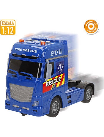 Véhicule de secours à friction avec son et lumière 1:12 speed & go