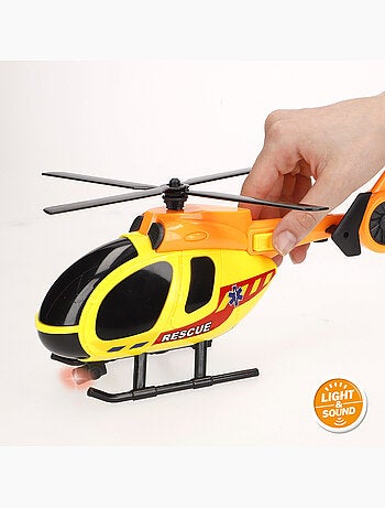 Véhicule de secours à friction avec son et lumière 1:12 speed & go