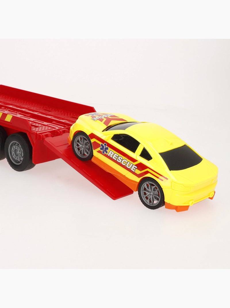 Véhicule de secours à friction avec son et lumière 1:12 speed & go N/A - Kiabi