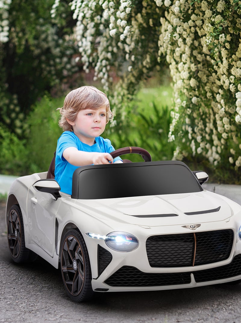 Véhicule électrique enfant Bentley Bacalar avec télécommande Blanc Blanc - Kiabi