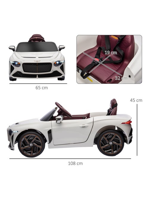 Véhicule électrique enfant Bentley Bacalar avec télécommande - Kiabi