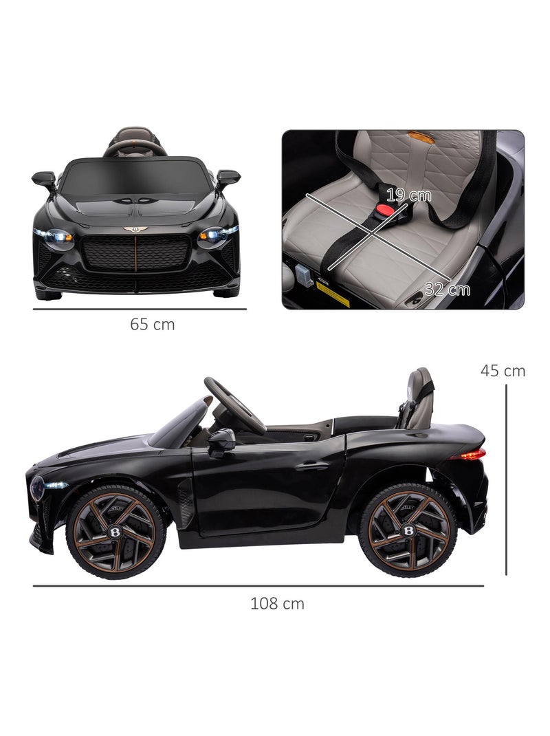 Véhicule électrique enfant Bentley Bacalar avec télécommande Noir - Kiabi