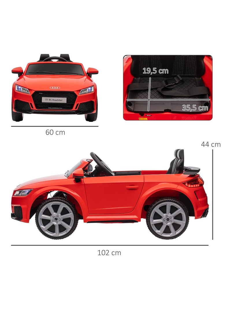 Véhicule électrique enfant TT RS avec télécommande Rouge - Kiabi