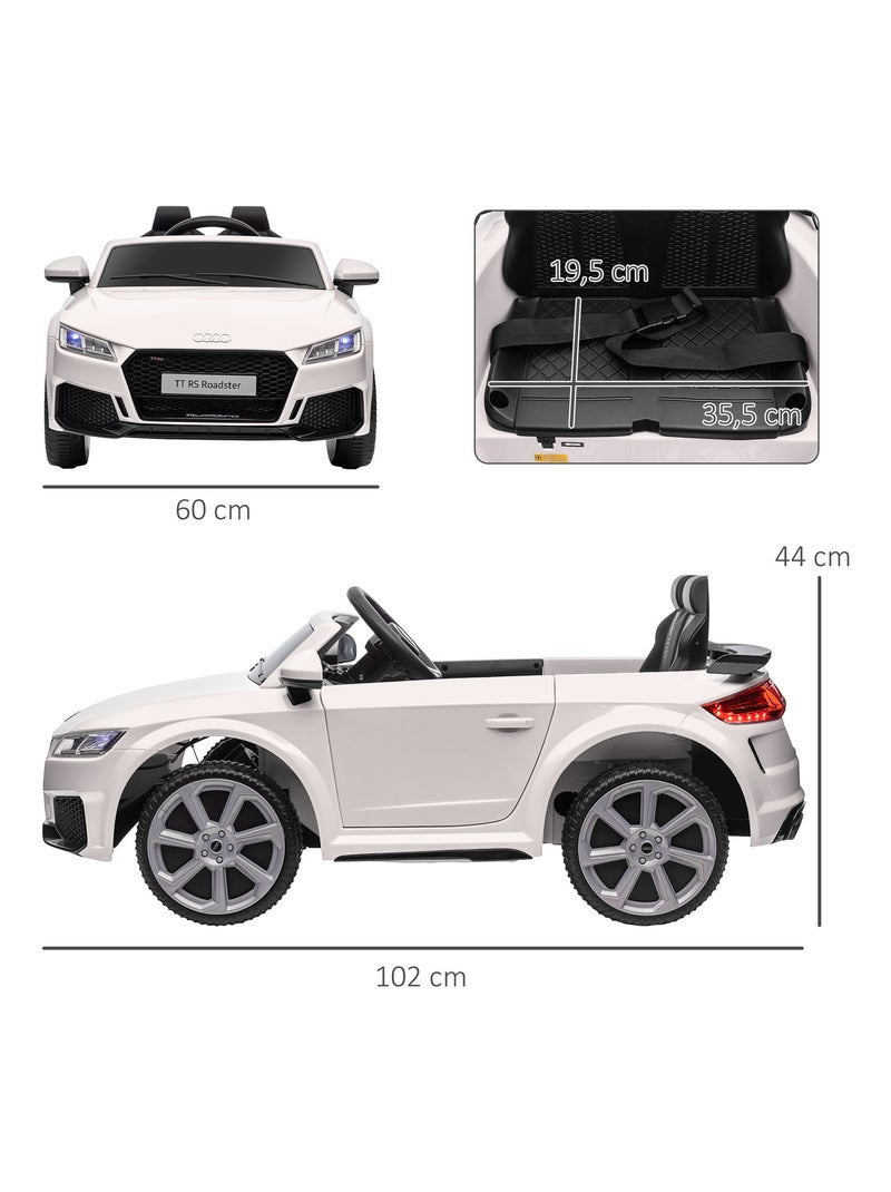 Véhicule électrique enfant TT RS Blanc Blanc - Kiabi