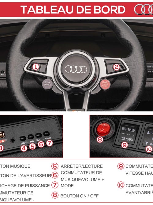Véhicule électrique enfant TT RS - Kiabi
