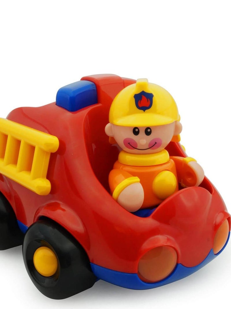Véhicule et figurine First Friends : Camion de pompier N/A - Kiabi