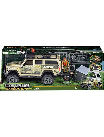 Véhicule miniature - 4X4 Camping Friction Son et Lumière