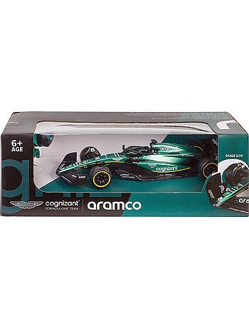 Véhicule miniature - F1 radiocommandée Aston Martin échelle 1/14ème