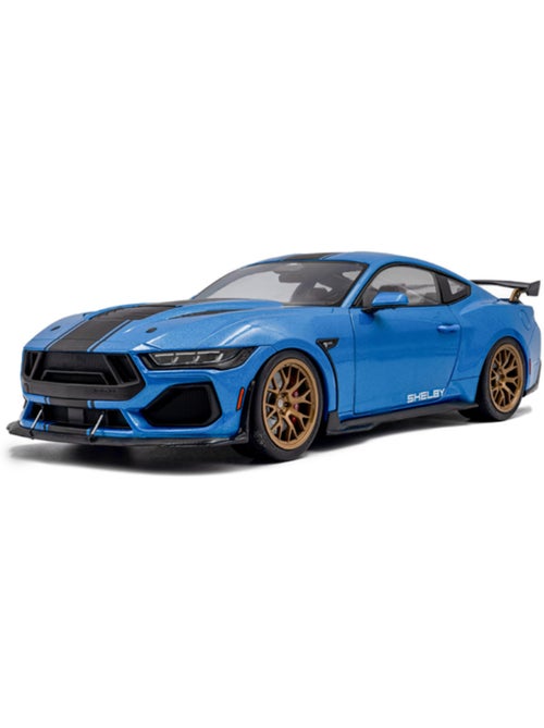 Véhicule miniature - Mustang Shelby 1/18ème bleue 2025 - Kiabi
