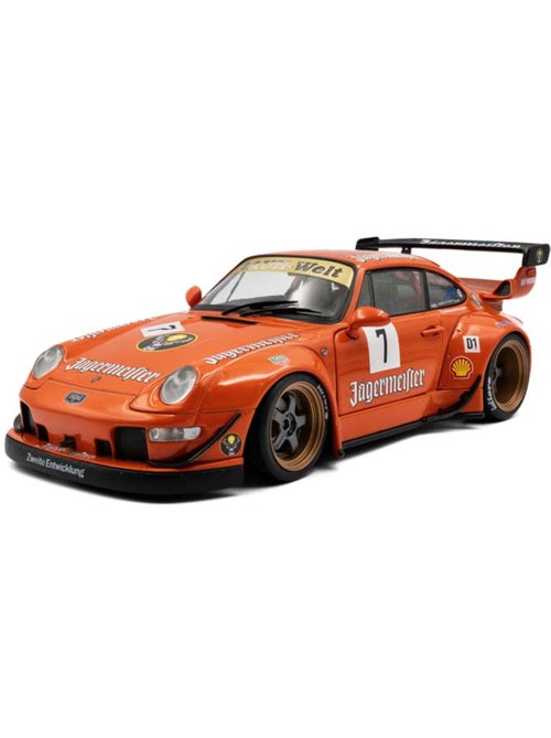 Véhicule miniature - Porsche RWB Orange 1/18ème 2020 - Kiabi