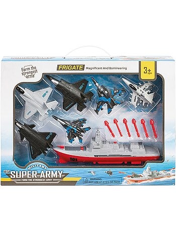 Véhicule miniature - Set militaire naval 7 pièces