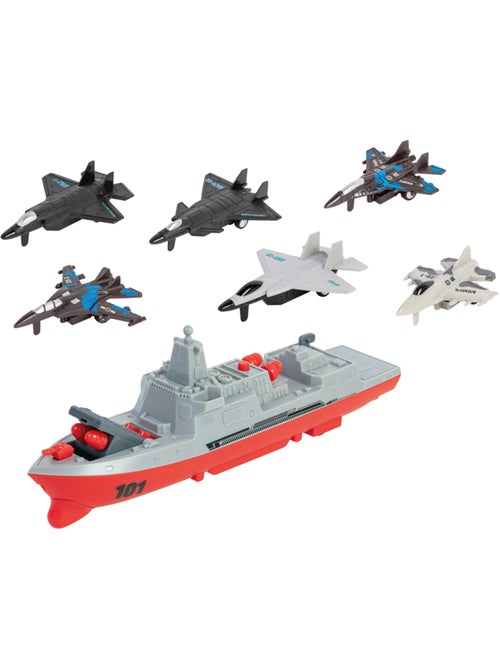 Véhicule miniature - Set militaire naval 7 pièces - Kiabi