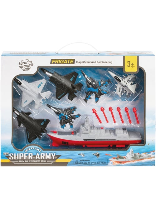 Véhicule miniature - Set militaire naval 7 pièces - Kiabi