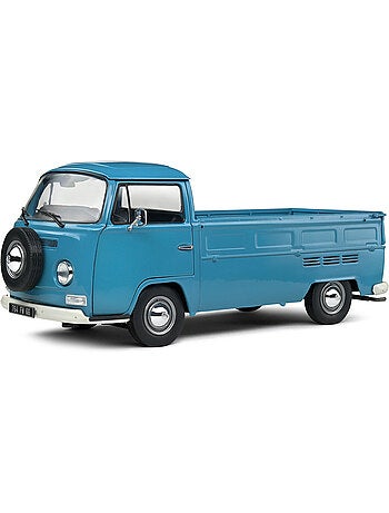 Véhicule miniature - Volkswagen T2 Pick-Up Bleu 1968 échelle 1/18ème