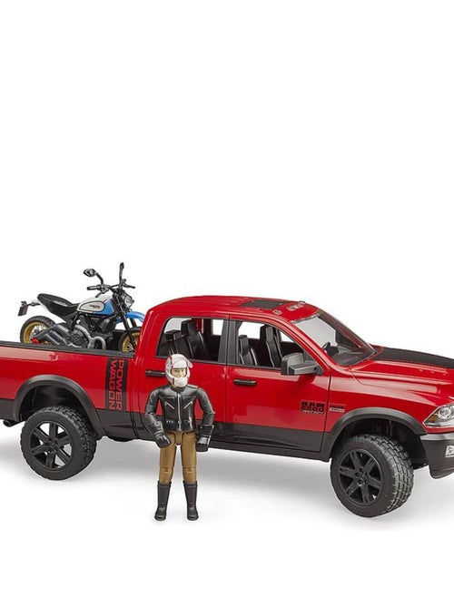 Véhicule Pick-up RAM 2500 Power Wagon avec Ducati Desert Sled et co - Kiabi