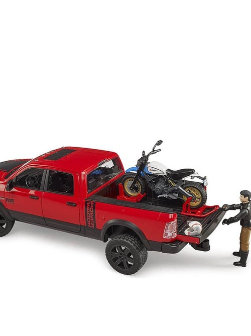 Véhicule Pick-up RAM 2500 Power Wagon avec Ducati Desert Sled et co - Kiabi