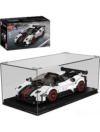 Véhicule supercar zonda avec vitrine