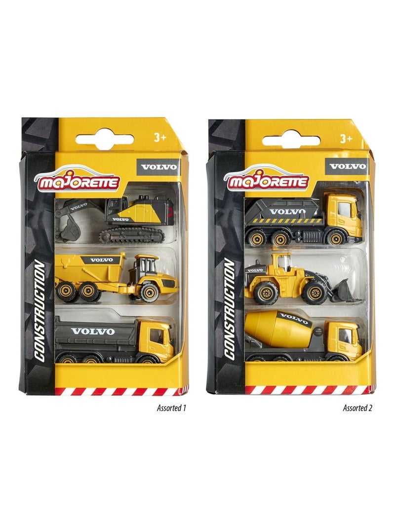 Véhicules de chantier - 1 pack de 3 pièces Jaune - Kiabi