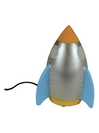 Veilleuse 3D - Fusée - Grise - 23 cm