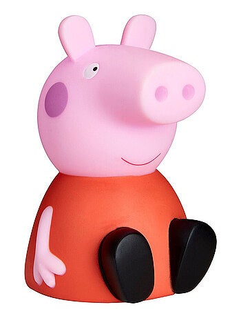 Veilleuse 3D - Peppa Pig robe rouge assise- 23 cm