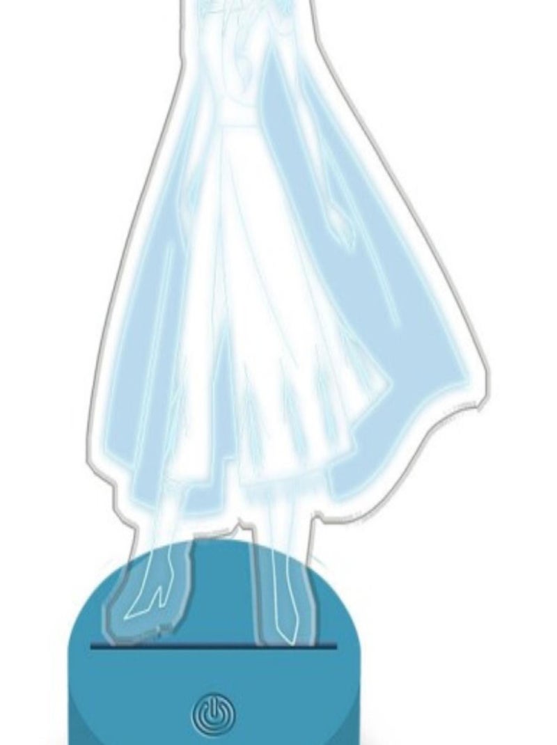 Veilleuse acrylique multicolore Disney - La Reine des Neiges - Elsa - 25 cm Bleu - Kiabi