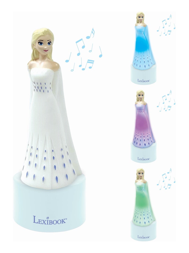 Veilleuse avec haut-parleur Frozen Blanc - Kiabi