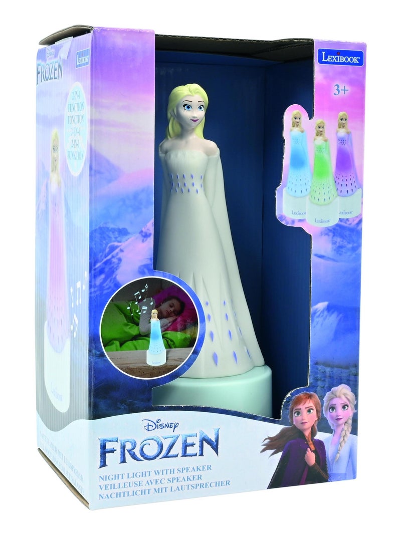 Veilleuse avec haut-parleur Frozen Blanc - Kiabi