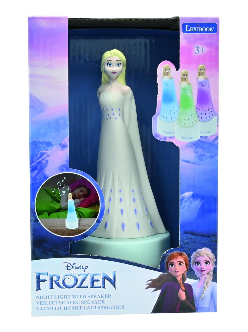 Veilleuse avec haut-parleur Frozen Blanc - Kiabi