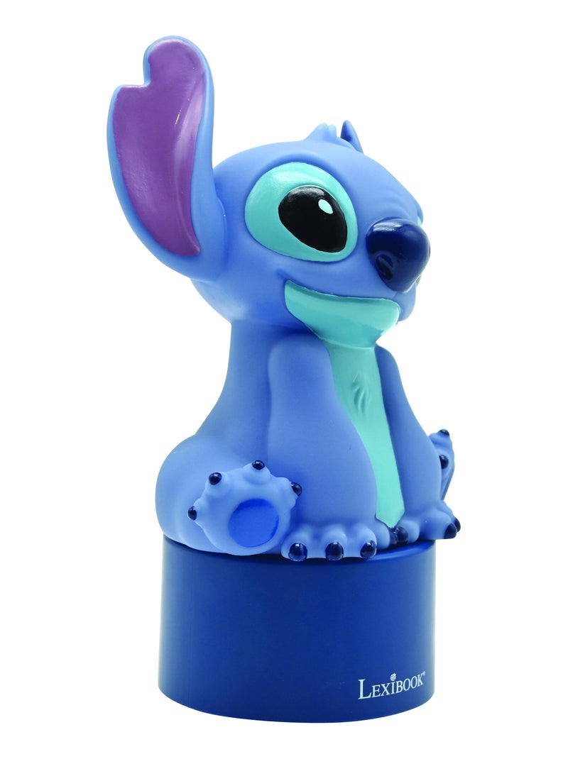 Veilleuse avec haut-parleur Stitch Bleu - Kiabi