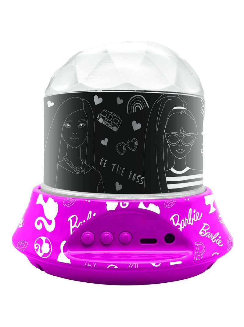 Veilleuse avec projection et effets sonores Barbie Rose - Kiabi