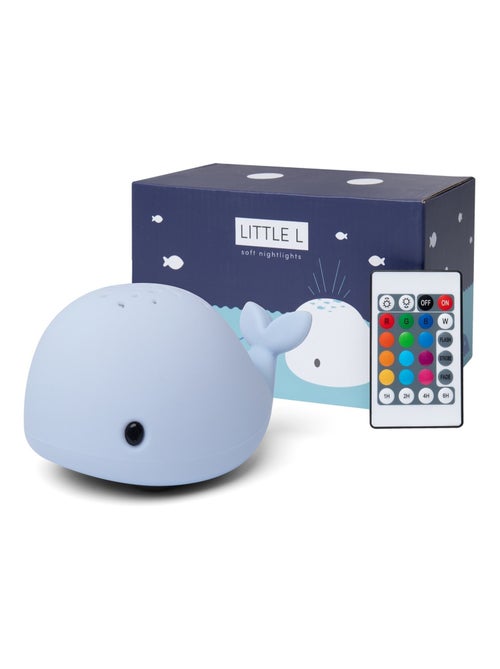 Veilleuse baleine avec télécommande - Kiabi