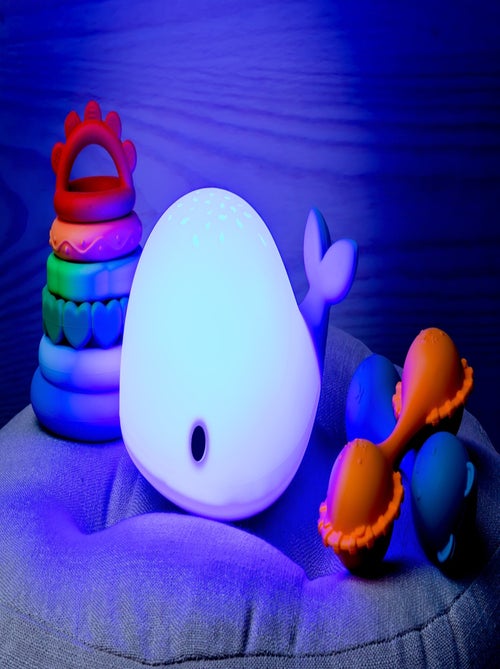 Veilleuse baleine avec télécommande - Kiabi