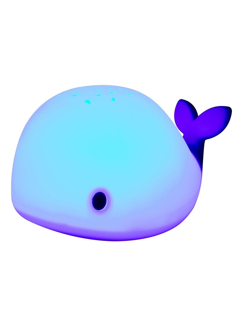 Veilleuse baleine avec télécommande Bleu - Kiabi
