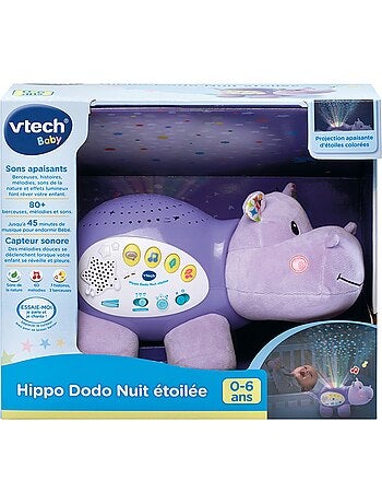 Veilleuse bébé Hippo Dodo Nuit Etoilée