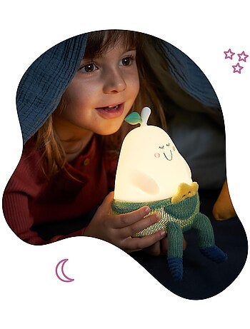 Veilleuse Bébé nomade rechargeable en silicone Bertille 'Badabulle