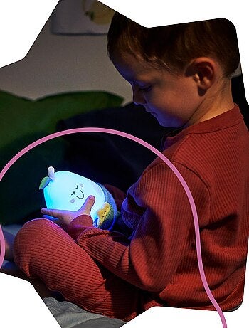 Veilleuse Bébé nomade rechargeable en silicone Bertille 'Badabulle