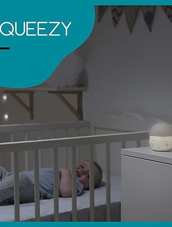 Veilleuse Bébé Squeezy - 200h d'Autonomie - Recharge USB ou secteur 'Babymoov'