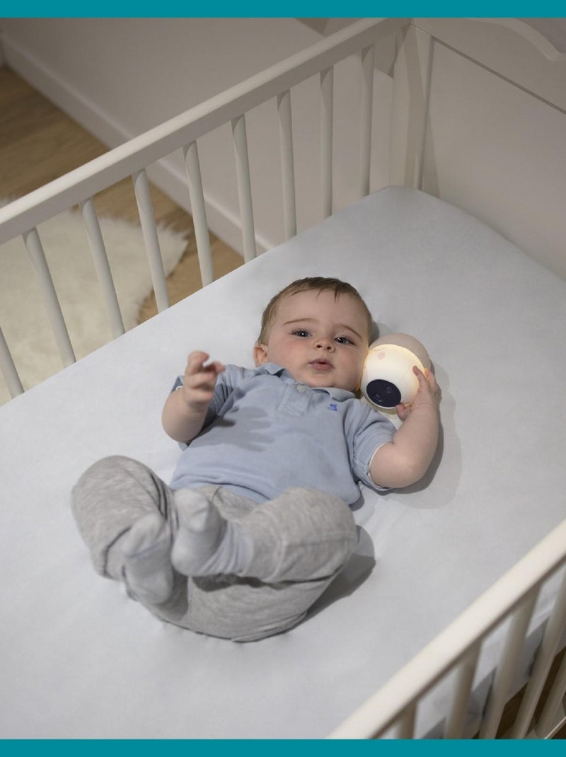Veilleuse Bébé Squeezy - 200h d'Autonomie - Recharge USB ou secteur 'Babymoov' Gris - Kiabi