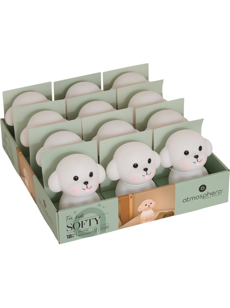 Veilleuse Chien enfant SOFTY Beige - Kiabi