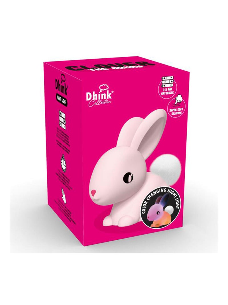 Veilleuse Cotton le lapin Rose - Kiabi