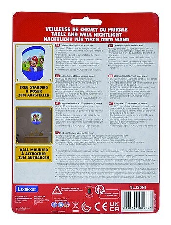Veilleuse de chevet ou murale Super Mario