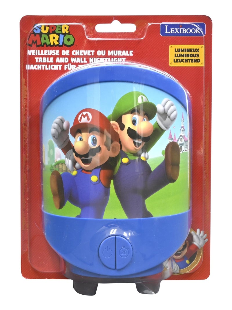 Veilleuse de chevet ou murale Super Mario Bleu - Kiabi