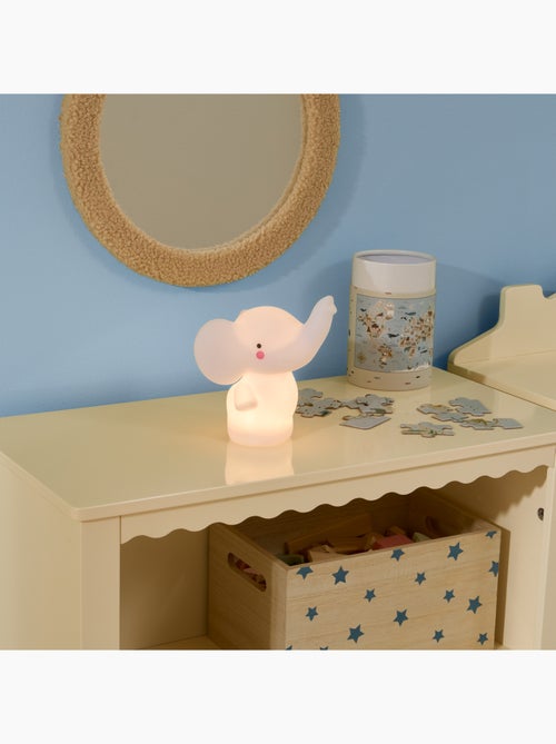 Veilleuse décorative enfant rechargeable en forme d’éléphant - Kiabi